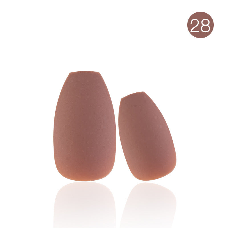 Wholesale Matte Full Sticker Solid Color Plastic Nail Stickers
